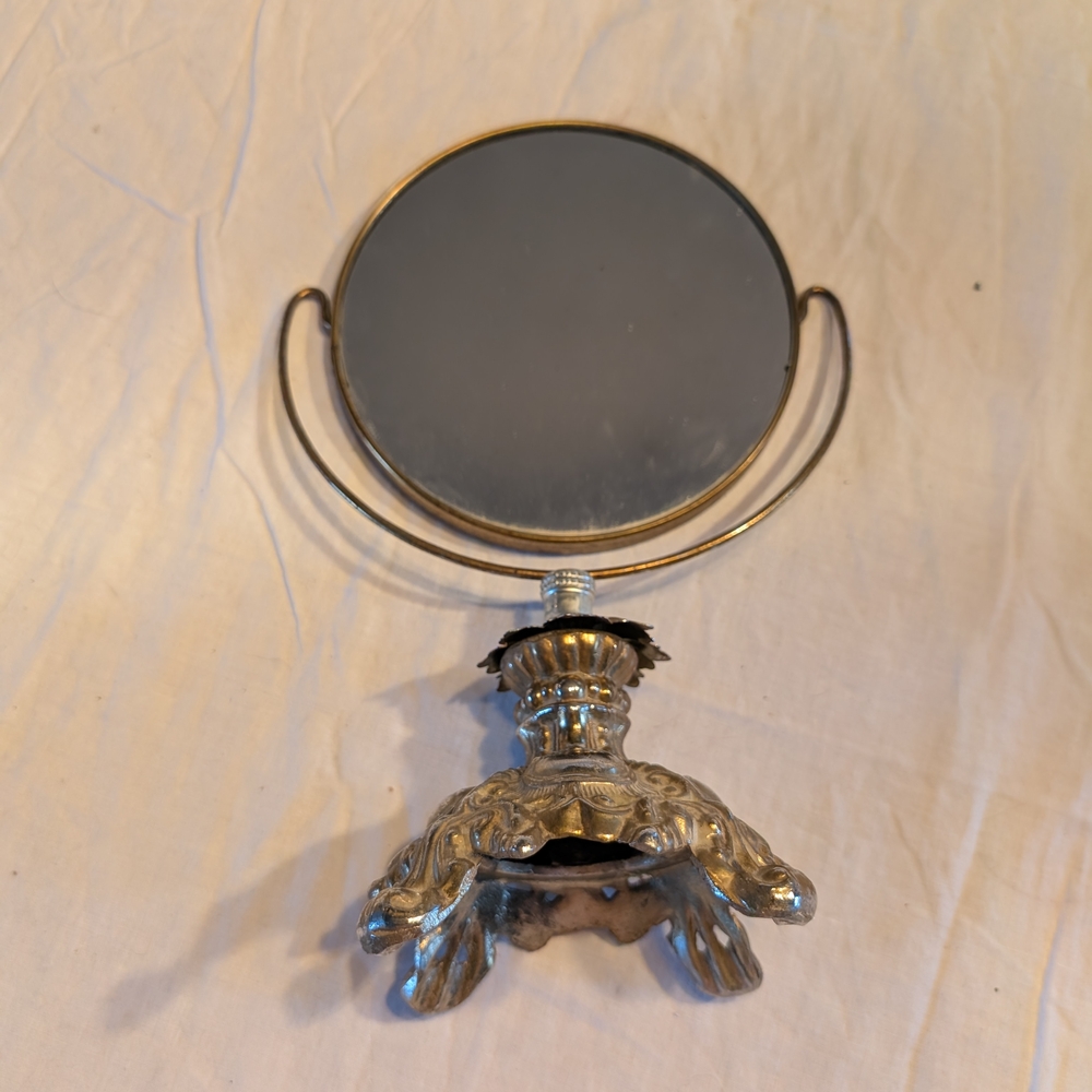 2/90$ Ornate Brass Vanity Mirror